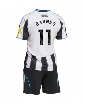 Newcastle United Harvey Barnes #11 Maglia Gara Casa Repliche 2025-26 Bambino Maniche Corte